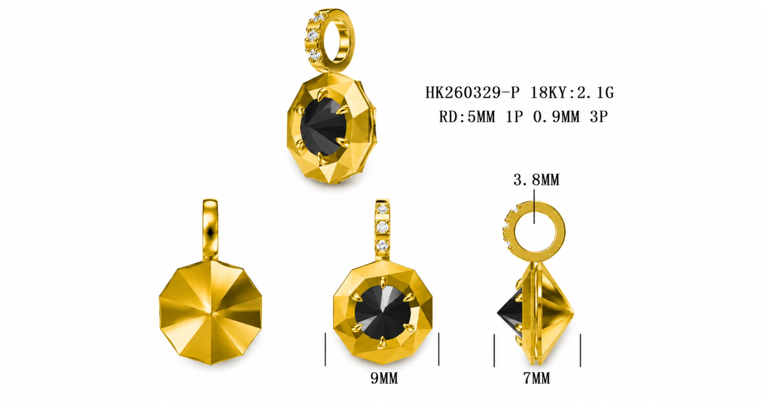Diamond Pendant / HK260329-P