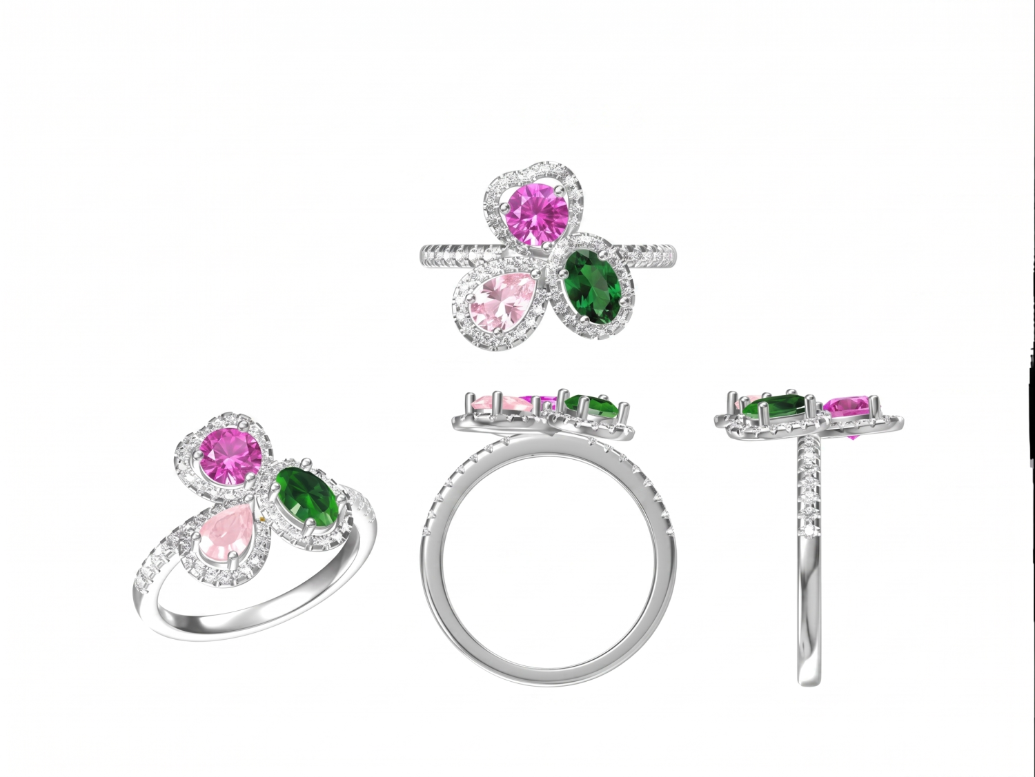 Multi Sapphire Ring / HK2508048-R