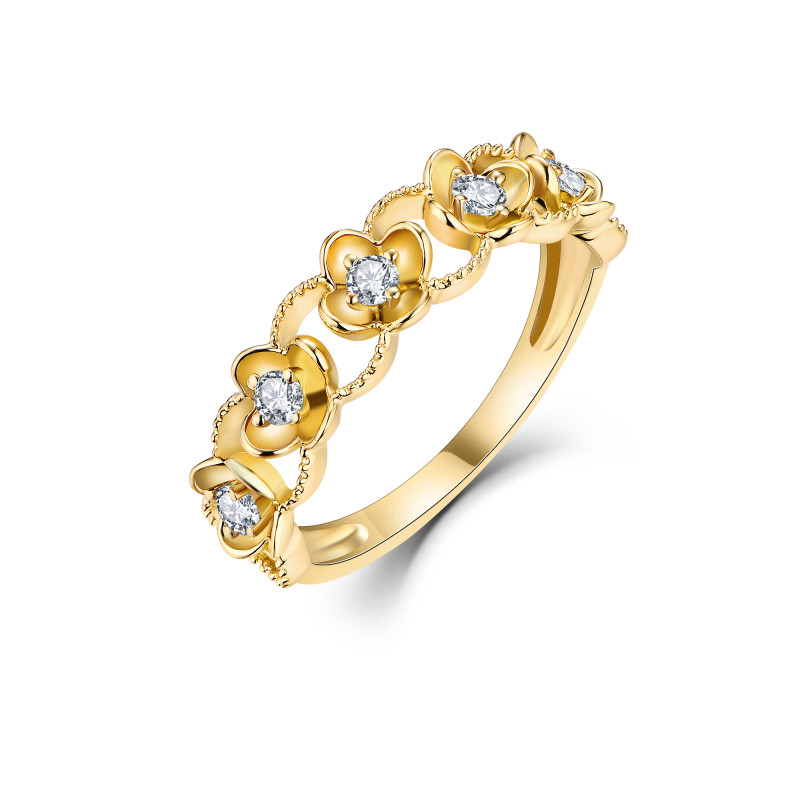 Lily White Diamond Ring / PK-95R+1/ETR