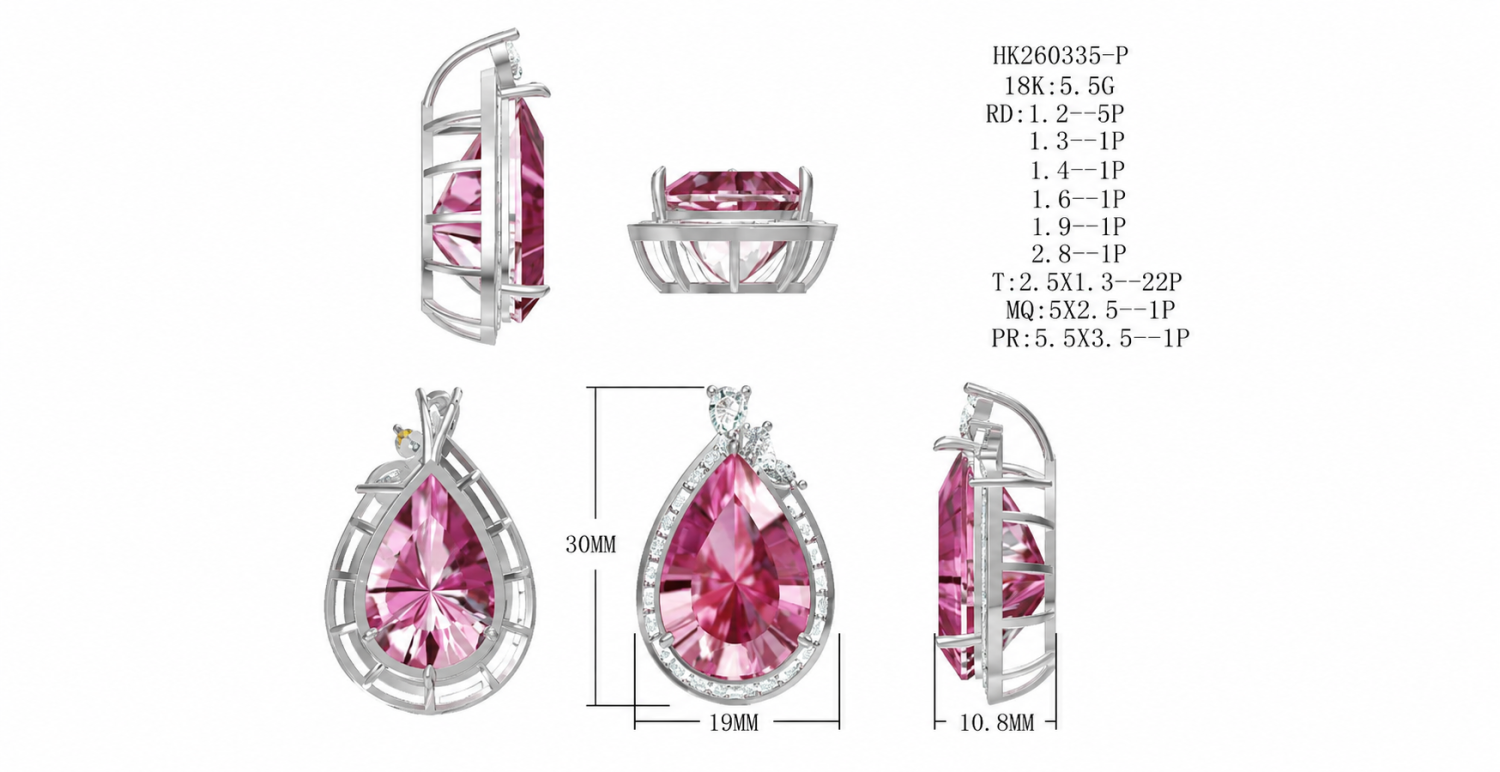 Diamond Pendant / HK260335-P