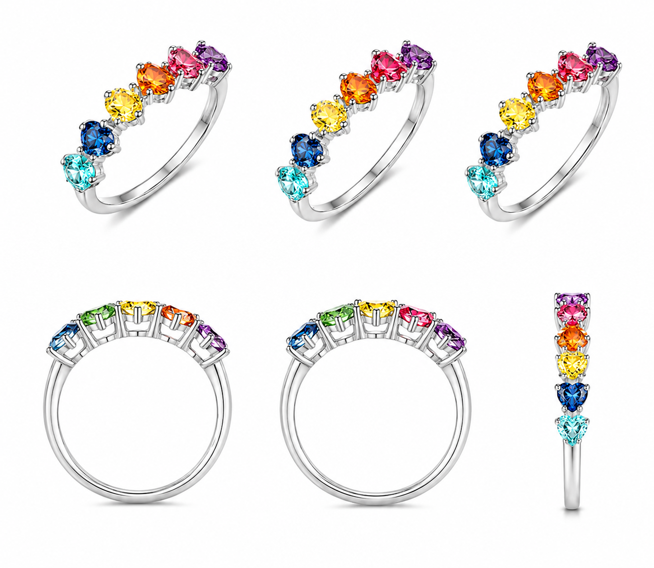 Multi Sapphire Ring / PK-48R/EHR