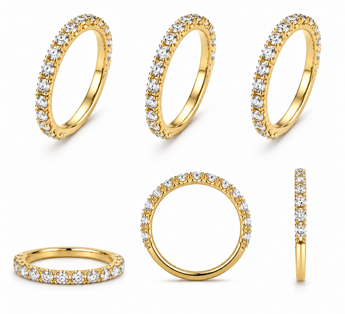 White Diamond Ring / PK-62R+2/EESR
