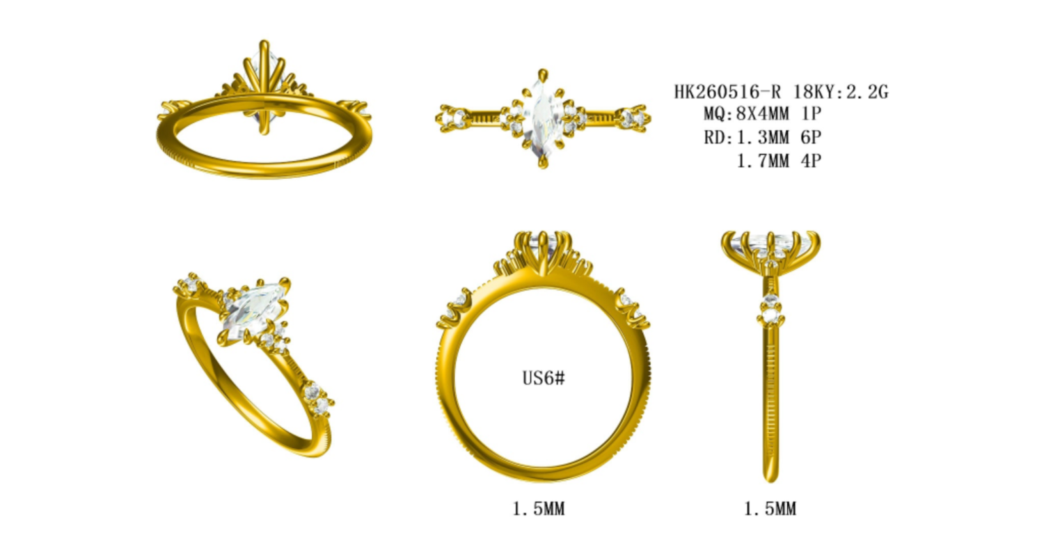 HK260516-R(PK-404R) / Diamond Ring