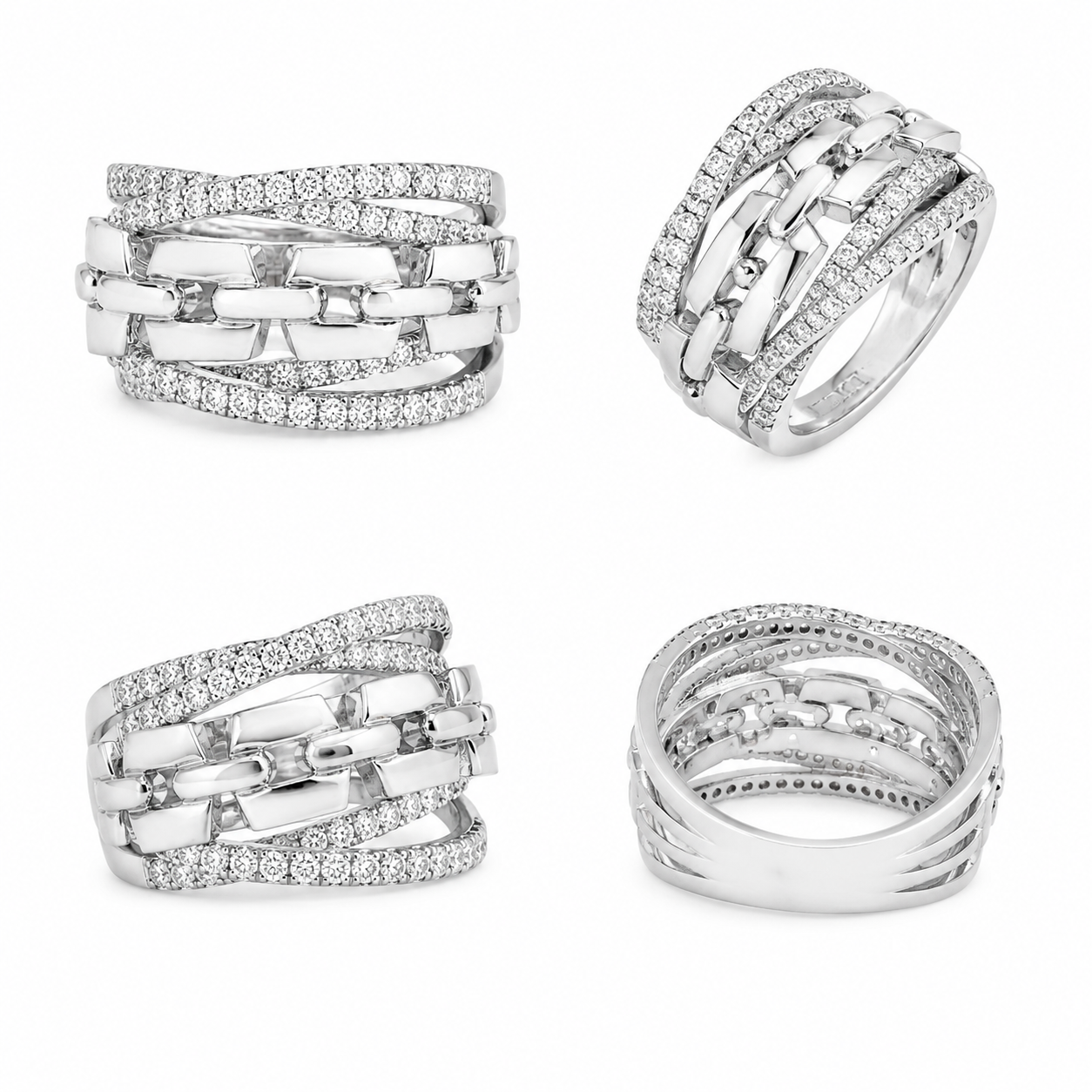 White Diamond Ring / PK-206R/MNSR