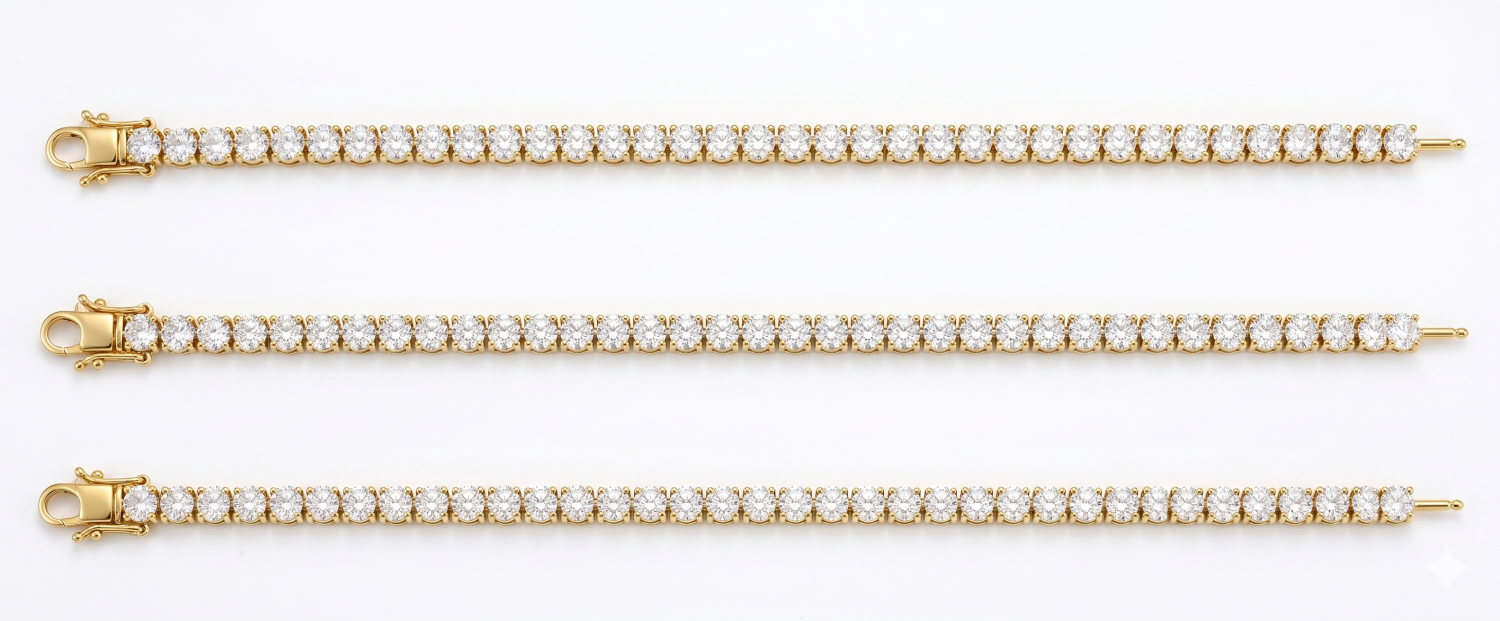 Gemstone Tennis Bracelet / PK-120B
