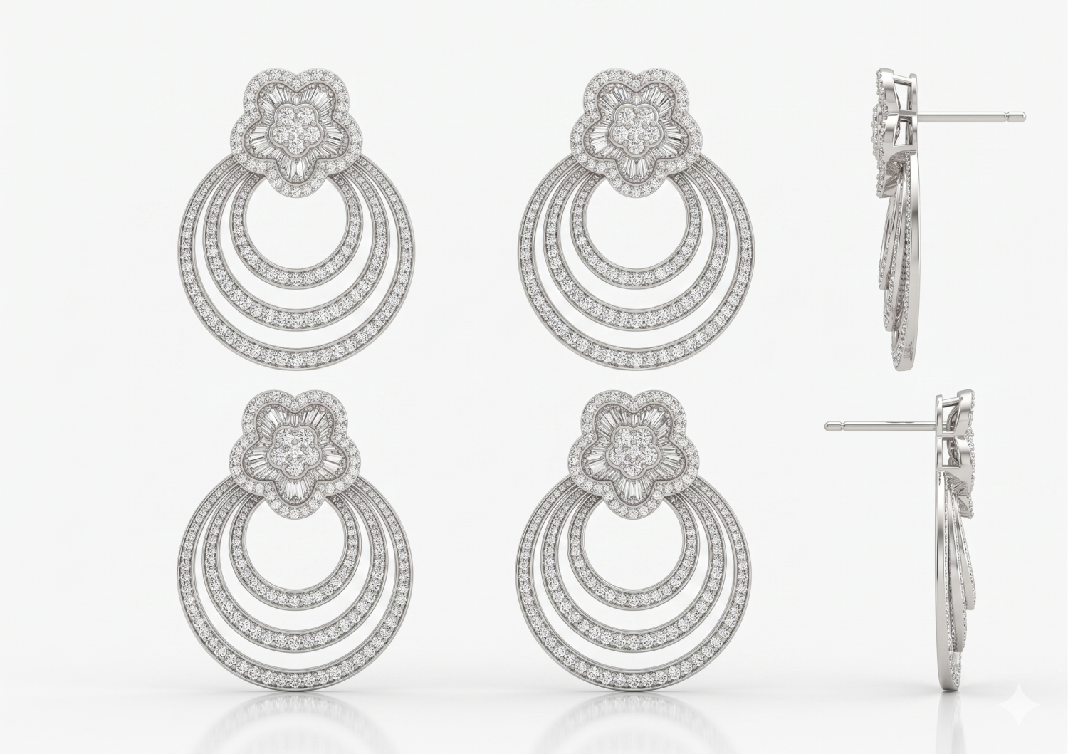 Diamond Earrings / MDG-E-579(PK-149E)